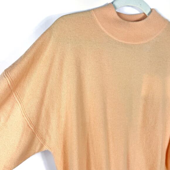 ALC Chiara Sweater Apricot Orange Wool Cashmere Open Back Pullover Sz XS - Picture 7 of 12